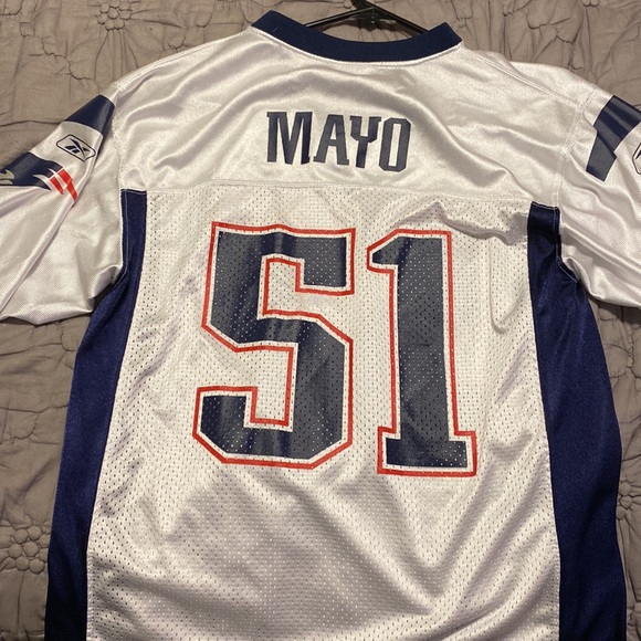 Patriots Kids Large Mayo Jersey - Picture 2 of 2